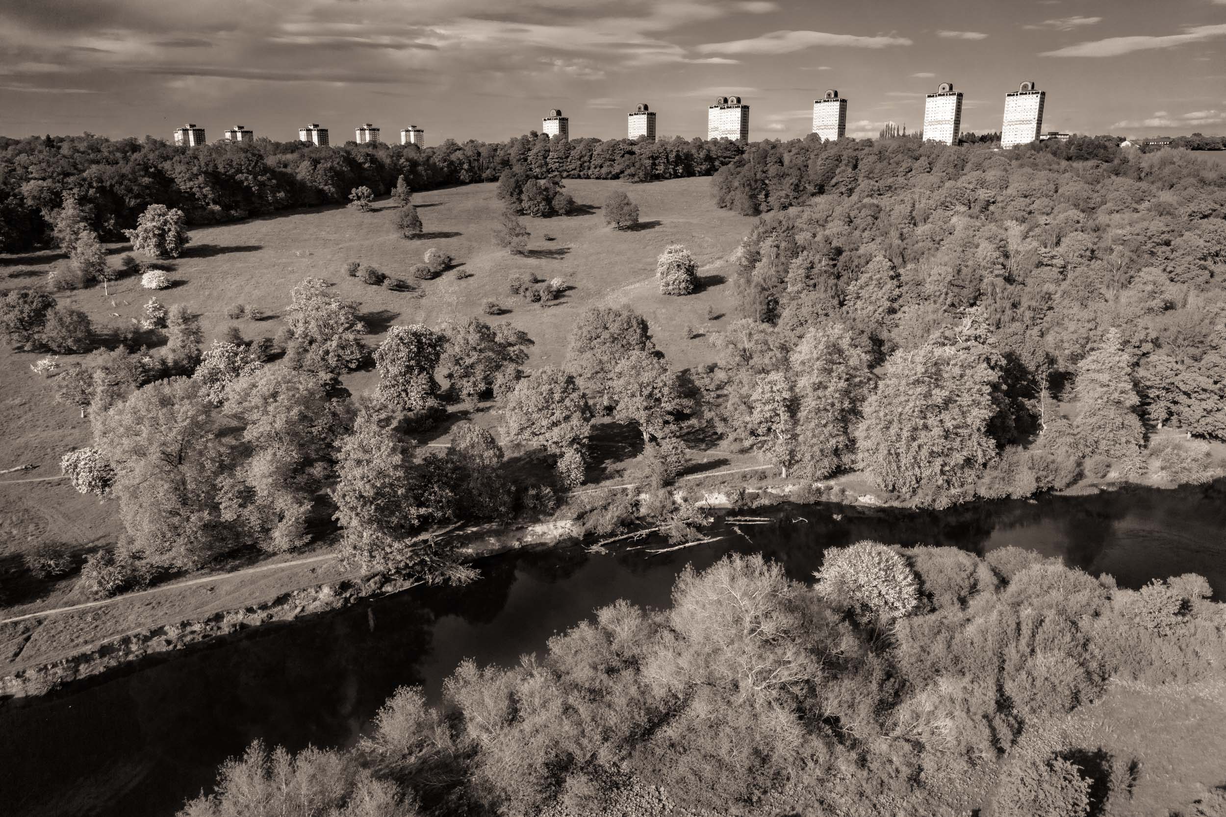 River Clyde at Baron's Haugh, Clyde Valley.