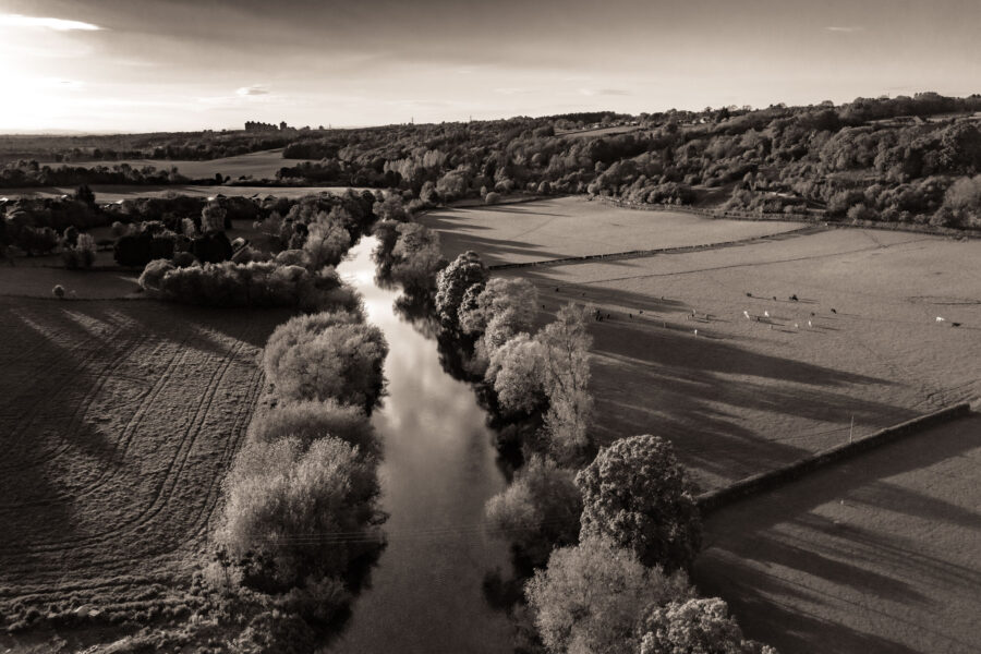 River Clyde at Garion Bridges, Lanarkshire.