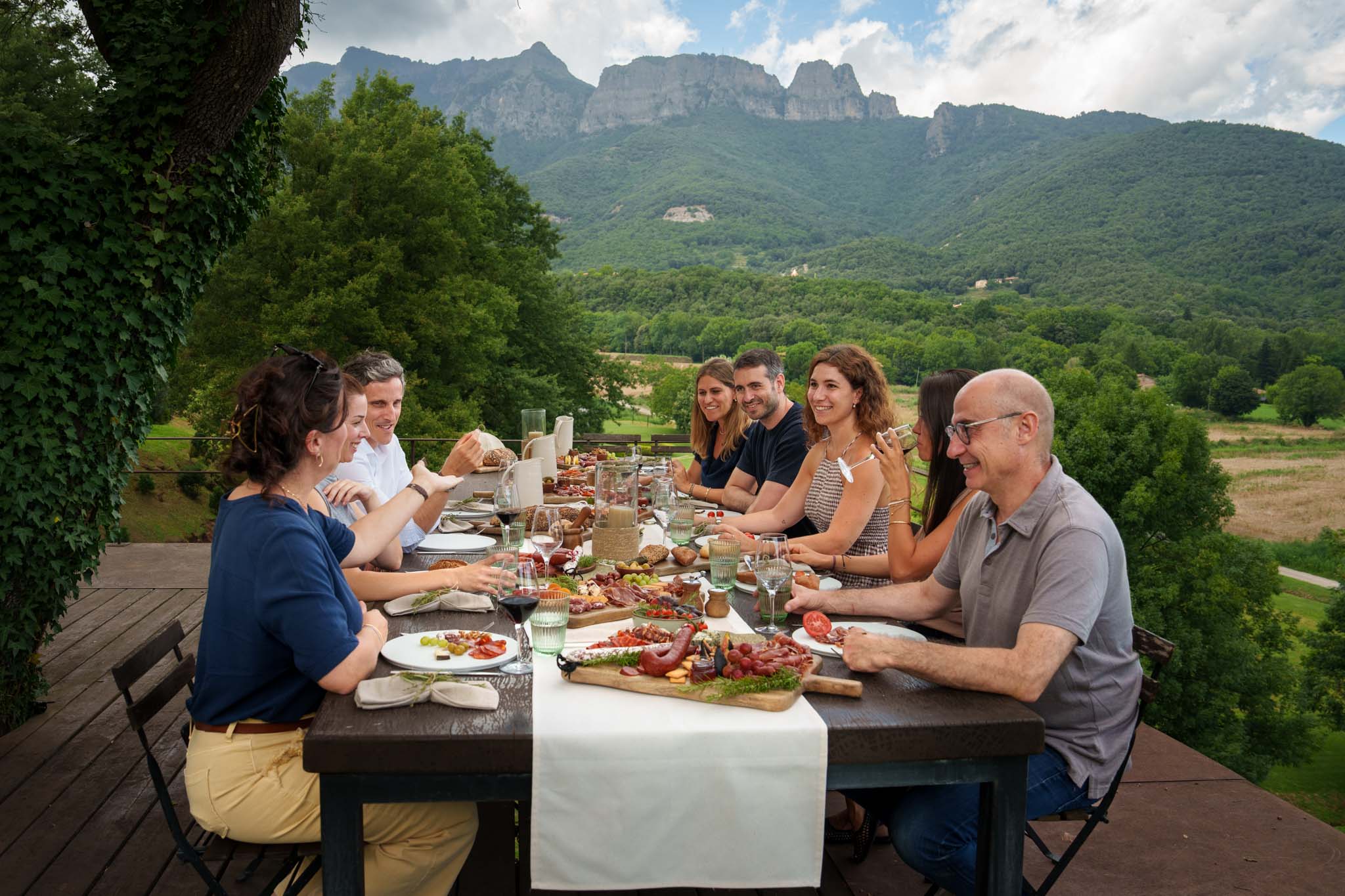 Charcuterie lunch in Catalonia