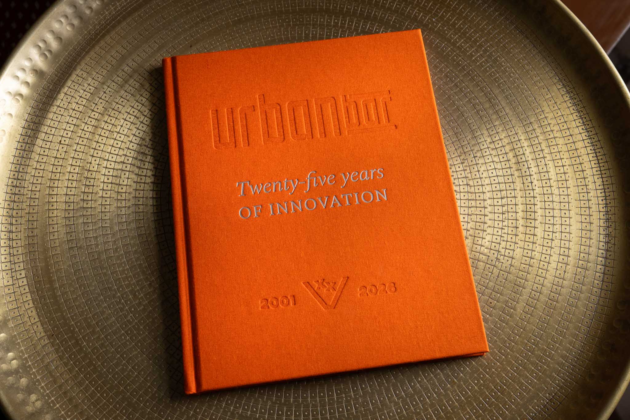 Urban Bar 25 Years of Innovation Anniversary book